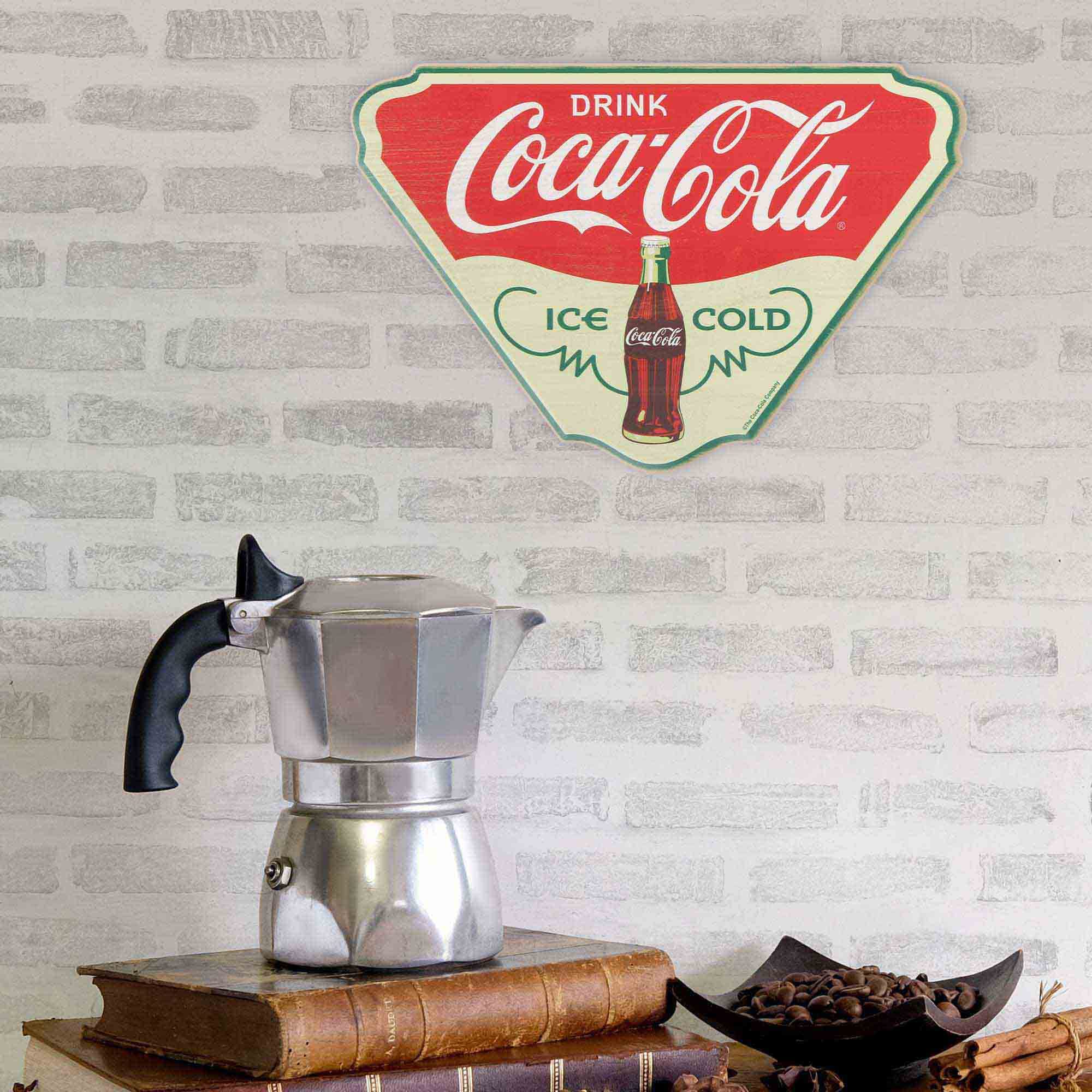 Amazon.com: Coca-Cola Ice Cold Wood Wall Decor - Retro Coca-Cola